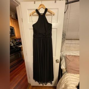 David’s Bridal Black Gown Size 12 NWOT